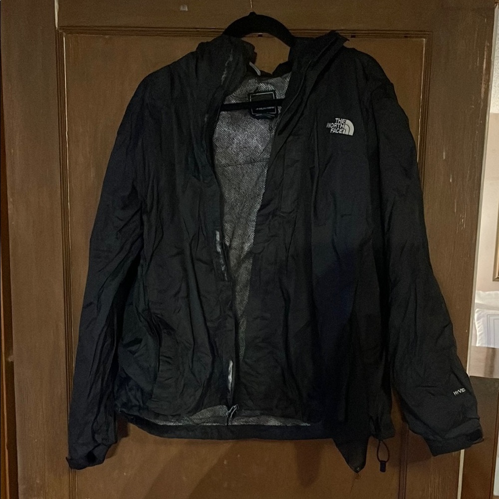 The North Face Black Raincoat